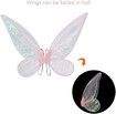 Fairy Wings Butterfly Wings for Girls Angel Wings Costumes for Cosplay Party with Skirt Crown Fairy Wand TUTU GLOVES Set