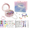 264pcs Bangle Bracelet Making Kit DIY Jewelry Making Kit and Supplies Expandable Charm Bracelets Pendants Plier Set Toy Art Craft Gift