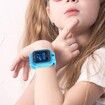 4G Smart Watch for Kids, GPS Tracker, IP67 Waterproof, 1.4 Inch Touch Screen, Smartwatch with 2-Way Voice Video Call, SOS School Mode, (Blue)