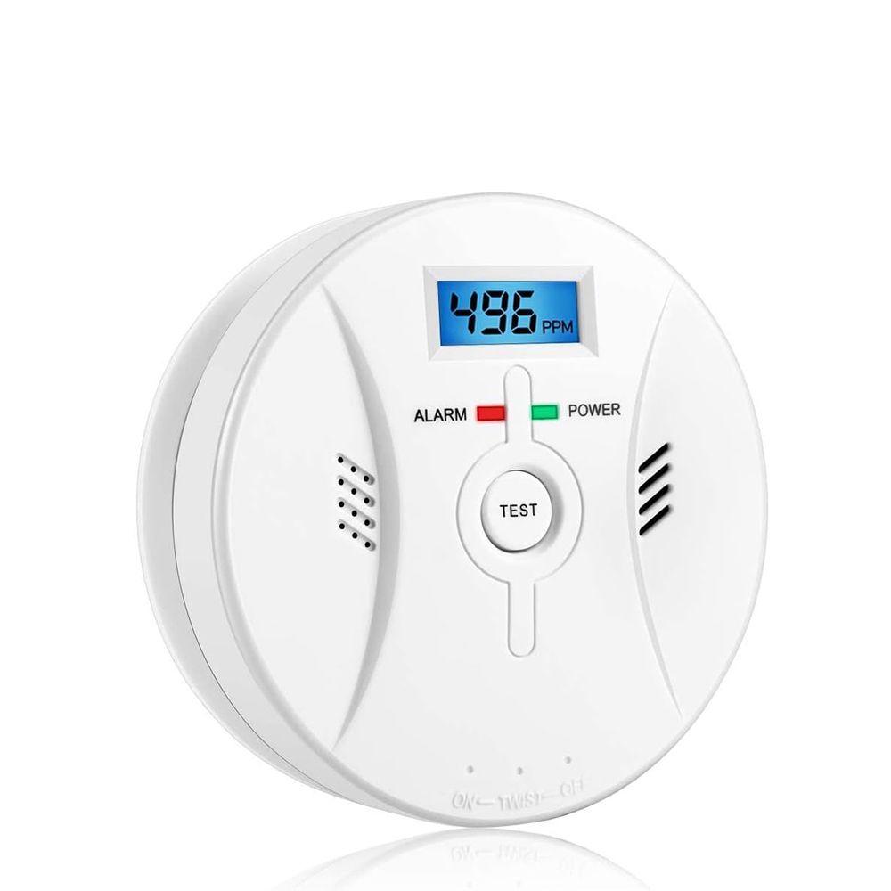 CO Gas  and Smoke  Alarm with LCD Display