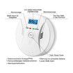 CO Gas  and Smoke  Alarm with LCD Display