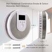 Carbon Monoxide Detector, Carbon Monoxide and Smoke Detector with LCD Display and Voice Warning Alarm