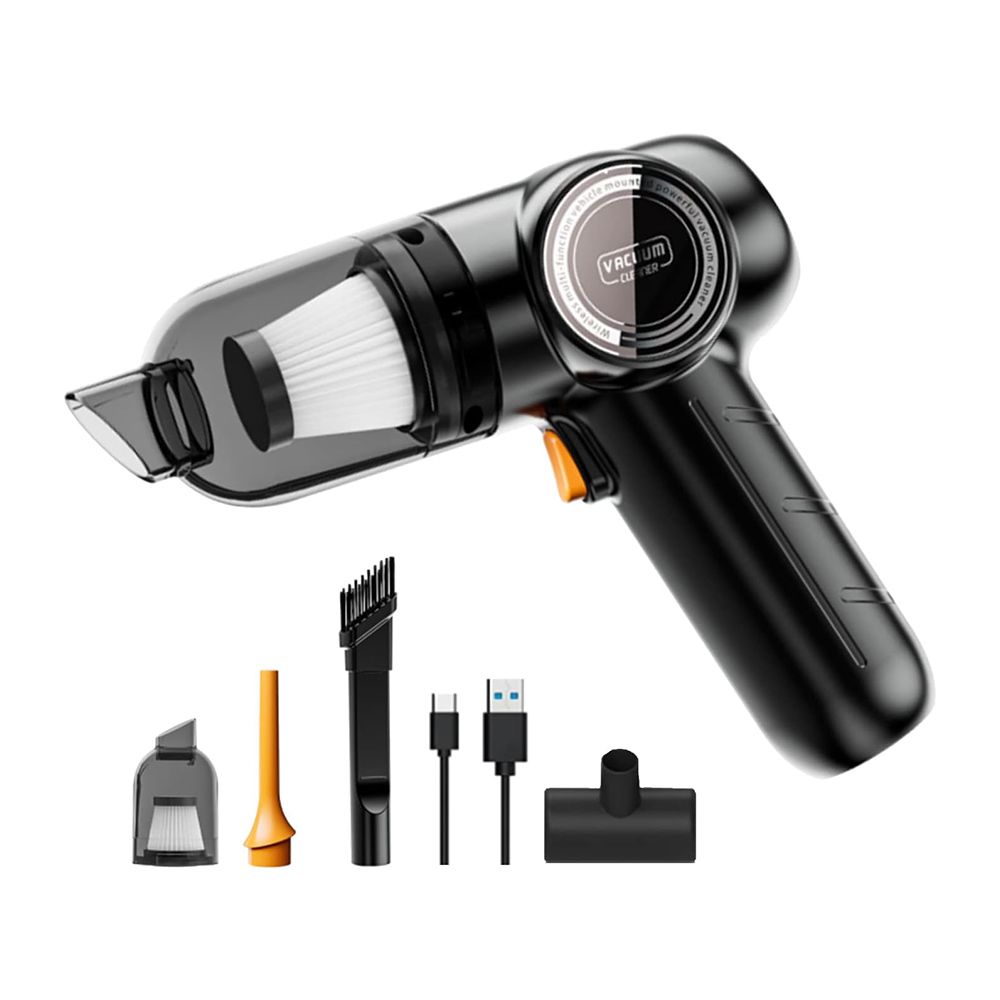 2 in 1 Handheld Vacuum Cleaner, Portable Car Vacuum Blower for Home, Car, Pet, Keyboard Cleaning, Black