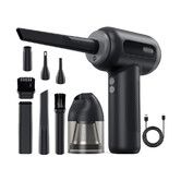 Compressed Air Duster, 2 in 1 12000RPM Electric Air Blower, for Keyboard Cleaner, Rechargeable AIC Tank for Office Computer