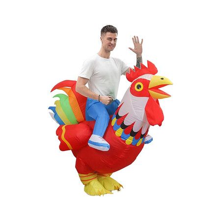 Inflatable Animal Costume Funny Costume for Halloween Christmas Party(Suitable for Height 150-190)