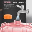 Electric Water Soaker Gun Automatic Squirt Toy Pool Party Beach Outdoor High Capacity 2500ML for Kid Adult Pink