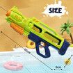 Electric Water Gun Soaker Squirt High Capacity 1100ml Automatic Gift for Kid Adults Pool Party Beach Outdoor Green