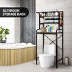 3-Tier Over Toilet Shelf Rack Freestanding Bathroom Organiser Washer Dryer Laundry Storage Shelves Unit Washing Machine Airing Space Saver