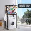 3-Tier Over Toilet Shelf Rack Freestanding Bathroom Organiser Washer Dryer Laundry Storage Shelves Unit Washing Machine Airing Space Saver