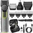 4 in 1 Adjustable Beard Trimmer for Men Cordless Hair Mustache Trimmer with Precision Dial Waterproof Hair Clipper Shaver Grooming