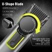 4 in 1 Adjustable Beard Trimmer for Men Cordless Hair Mustache Trimmer with Precision Dial Waterproof Hair Clipper Shaver Grooming