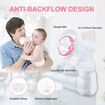 Double Electric Breast Pump with Massage Function, Breastfeeding Pump with 2 Modes and 9 Levels