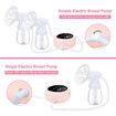 Double Electric Breast Pump with Massage Function, Breastfeeding Pump with 2 Modes and 9 Levels