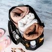 8 Pockets Summer Beach Mesh Bag Large Capacity Swimsuit Storage Shoulder Bag Waterproof Underwear Pocket Beach Tote Bag