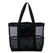 8 Pockets Summer Beach Mesh Bag Large Capacity Swimsuit Storage Shoulder Bag Waterproof Underwear Pocket Beach Tote Bag