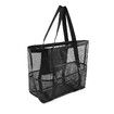 8 Pockets Summer Beach Mesh Bag Large Capacity Swimsuit Storage Shoulder Bag Waterproof Underwear Pocket Beach Tote Bag