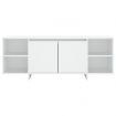 TV Cabinet White 130x35x50 cm Engineered Wood