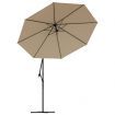 Replacement Fabric for Cantilever Umbrella Taupe 350 cm