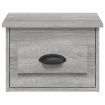 Wall-mounted Bedside Cabinets 2 pcs Grey Sonoma 41.5x36x28cm