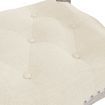 Bench Beige 110x45x60 cm linen