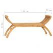 Garden Bench 120 cm Solid Teak Wood