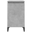 Bedside Cabinets 2 pcs Concrete Grey 40x35x70 cm Engineered Wood