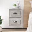 Wall-mounted Bedside Cabinets 2 pcs Grey Sonoma 41.5x36x53cm