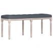 Bench Dark Grey 110x40x49 cm Velvet