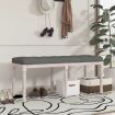 Bench Dark Grey 110x40x49 cm Fabric