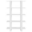 Book Cabinet/Room Divider High Gloss White 100x30x160 cm