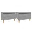 Side Tables 2 pcs Grey Sonoma 50x46x35 cm Engineered Wood