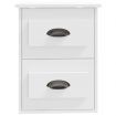 Wall-mounted Bedside Cabinets 2 pcs White 41.5x36x53cm