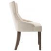 Dining Chairs 2 pcs Beige Fabric