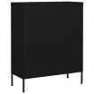 Storage Cabinet Black 80x35x101.5 cm Steel