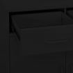 Storage Cabinet Black 80x35x101.5 cm Steel