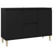 Sideboard Black 103.5x35x70 cm Engineered Wood