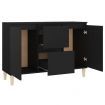 Sideboard Black 103.5x35x70 cm Engineered Wood