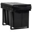 Kitchen Cupboard Pull-out Dustbin Soft-Close 48 L