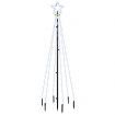 Christmas Tree with Spike Cold White 108 LEDs 180 cm