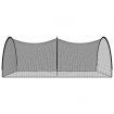 Baseball Batting Cage Net Black 500x400x250 cm Polyester