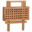 Folding Garden Table 50x50x50 cm Solid Wood Teak