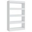 Book Cabinet/Room Divider White 80x30x135 cm Engineered Wood