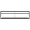 TV Cabinet Transparent 160x40x40.5 cm Tempered Glass