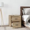 Bedside Cabinet Sonoma Oak 50x39x47 cm