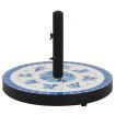 Parasol Base Blue and White Round 12 kg