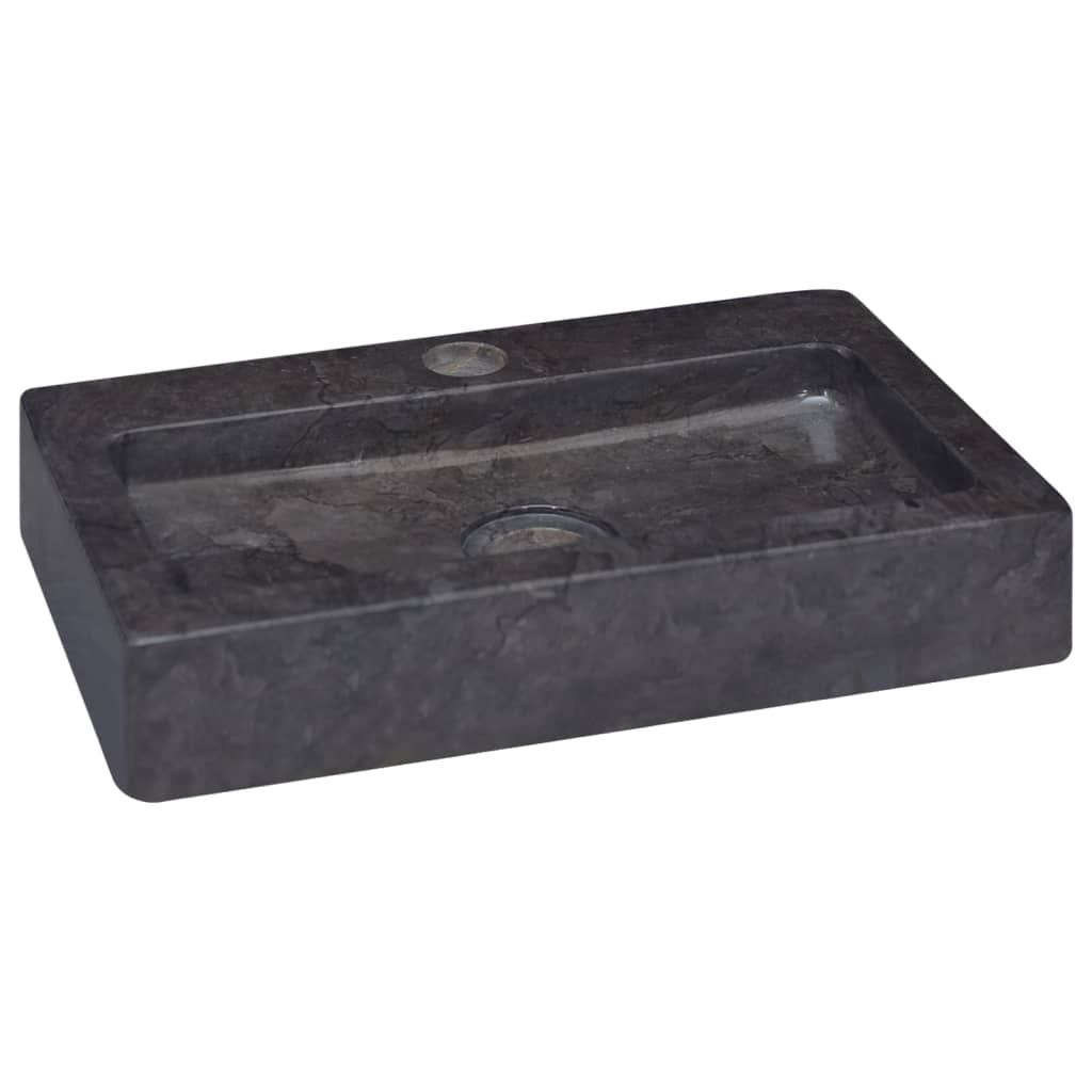 Sink Black 38x24x6.5 cm Marble