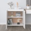 Sideboard White 70x41x75 cm Engineered Wood