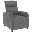 Massage Chair Grey Faux Leather