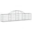 Arched Gabion Basket 200x30x40/60 cm Galvanised Iron