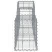 Arched Gabion Basket 200x30x40/60 cm Galvanised Iron